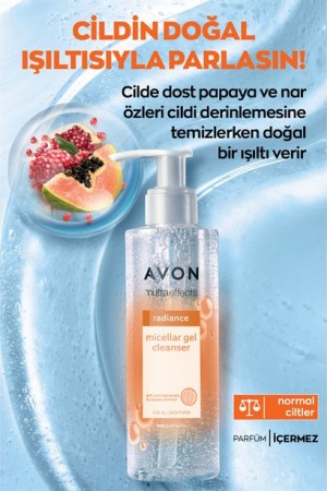 Avon True Nutra Effects Radiance Micellar Jel Temizleyici 195 ml