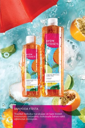 Avon Senses Tropical Mexicana Duş Jeli 250ml