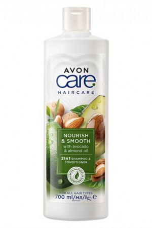 Avon Care Avokado ve Badem Yagı Içeren 2’si 1 Arada Sampuan 700 ml